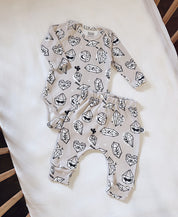 Conjunto Body Manga Longa e Calça Bebê | Crystal