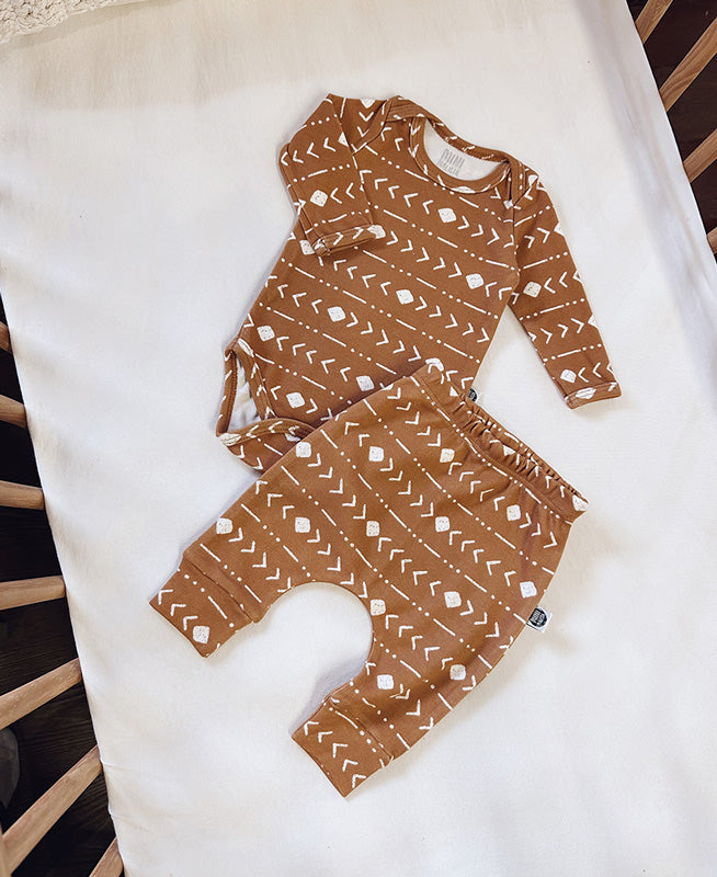 Conjunto Body Manga Longa e Calça Bebê | Sunrise