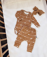 Conjunto Body Manga Longa e Calça Bebê | Sunrise