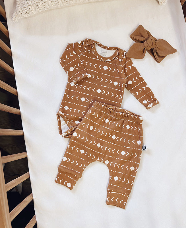 Conjunto Body Manga Longa e Calça Bebê | Sunrise