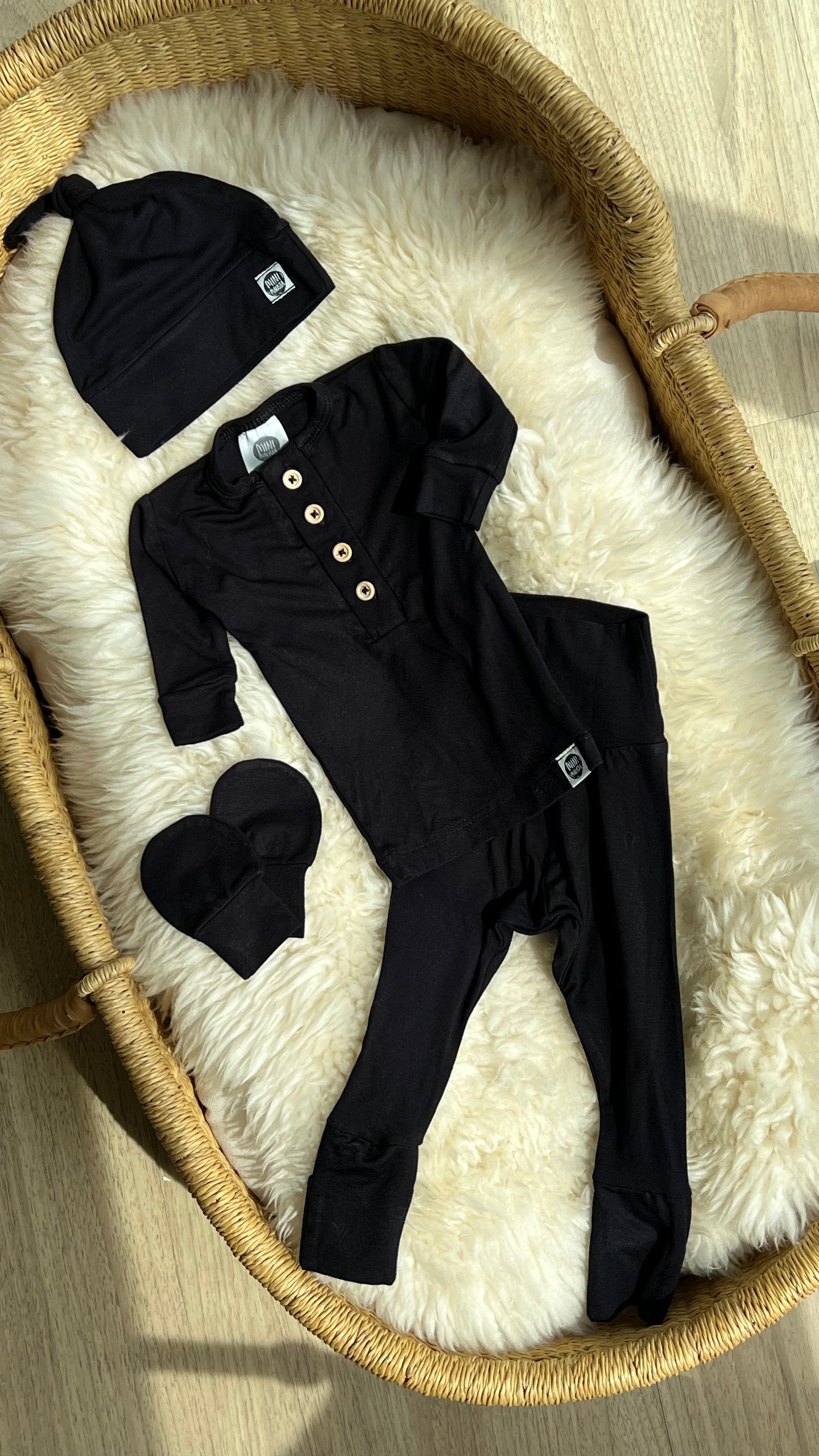 Conjunto Bebê Loungewear Slim Fit Liso - MiniMalista Baby - Ano Novo, anonovo, b2b, Baby, Meia Estação, Menina, Neutro, new, Reveillon, Roupa de usar em casa, Unissex -bebê-minimalista-estiloso