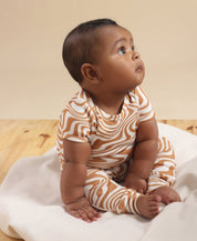 Conjunto Body Manga Curta e Calça Bebê Unissex | Swirl