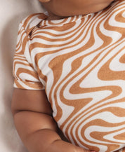 Conjunto Body Manga Curta e Calça Bebê Unissex | Swirl