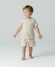 Bermuda Cargo Infantil Unissex | Liso Sand