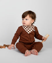 Conjunto Bebê Macacão + Babador | Oak e Racer Oak