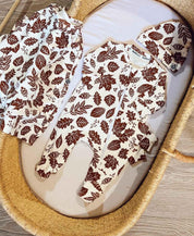 Kit Presente Saída de Maternidade Bebê 4 peças | Fall - Com Caixa Presente