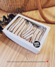 Kit Presente Saída de Maternidade Bebê 4 peças | Forest - Com Caixa Presente