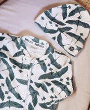 Kit Presente Saída de Maternidade Bebê 4 peças | Blue Flock - Com Caixa Presente