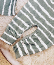 Kit Presente Saída de Maternidade Bebê 4 peças | Tie Dye - Com Caixa Presente