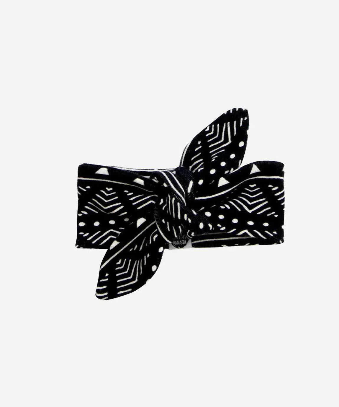 Faixinha de Cabelo Infantil MudCloth Preto e Branco - MiniMalista Baby - b2b, Baby, Meia Estação, Menino, outlet, SALE-FINAL, tab-tam-faixinha -bebê-minimalista-estiloso