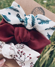 Faixinha de Cabelo Infantil | Pine Cones - MiniMalista Baby - 0, b2b, Baby, Christmas, com-desconto-mm10, Meia Estação, Menino, natal, SALE-FINAL, tab-tam-faixinha, Xmas -bebê-minimalista-estiloso