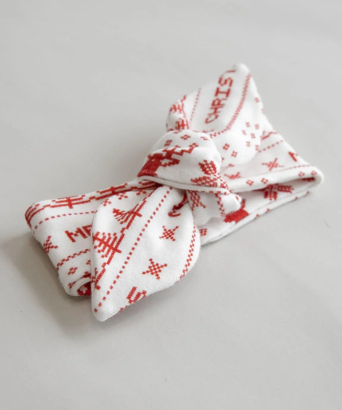 Faixinha de Cabelo Infantil | Xmas Tricot - MiniMalista Baby - 0, b2b, Baby, Christmas, com-desconto-mm10, Meia Estação, Menina, natal, Neutro, tab-tam-faixinha, Unissex, Xmas -bebê-minimalista-estiloso