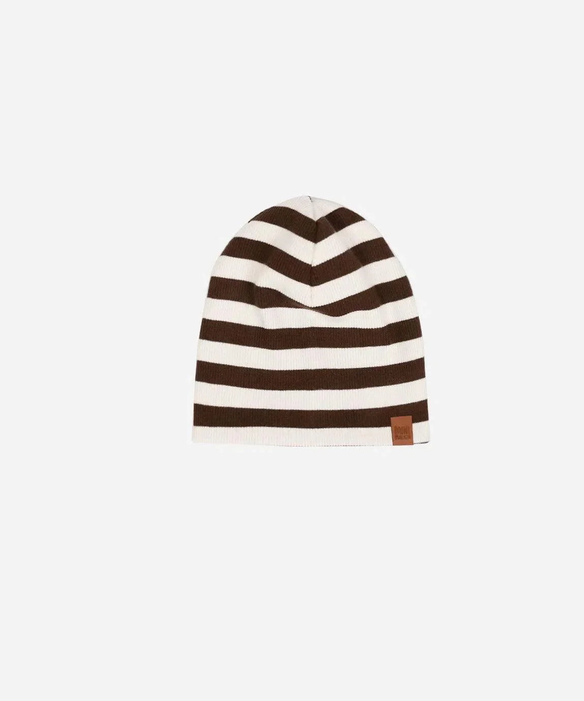 Gorro Infantil Canelado Unissex Listras Marrom e Branco Off - MiniMalista Baby - 0.3, 0.35, b2b, black-friday, com-desconto-mm10, Frio, Menino, Neutro, Unissex, Winter Sale 30% -bebê-minimalista-estiloso