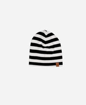 Gorro Infantil Canelado Unissex Listras Preto e Branco - MiniMalista Baby - 0.3, b2b, black-friday, com-desconto-mm10, Frio, Menino, Neutro, Unissex, Winter Sale 30% -bebê-minimalista-estiloso