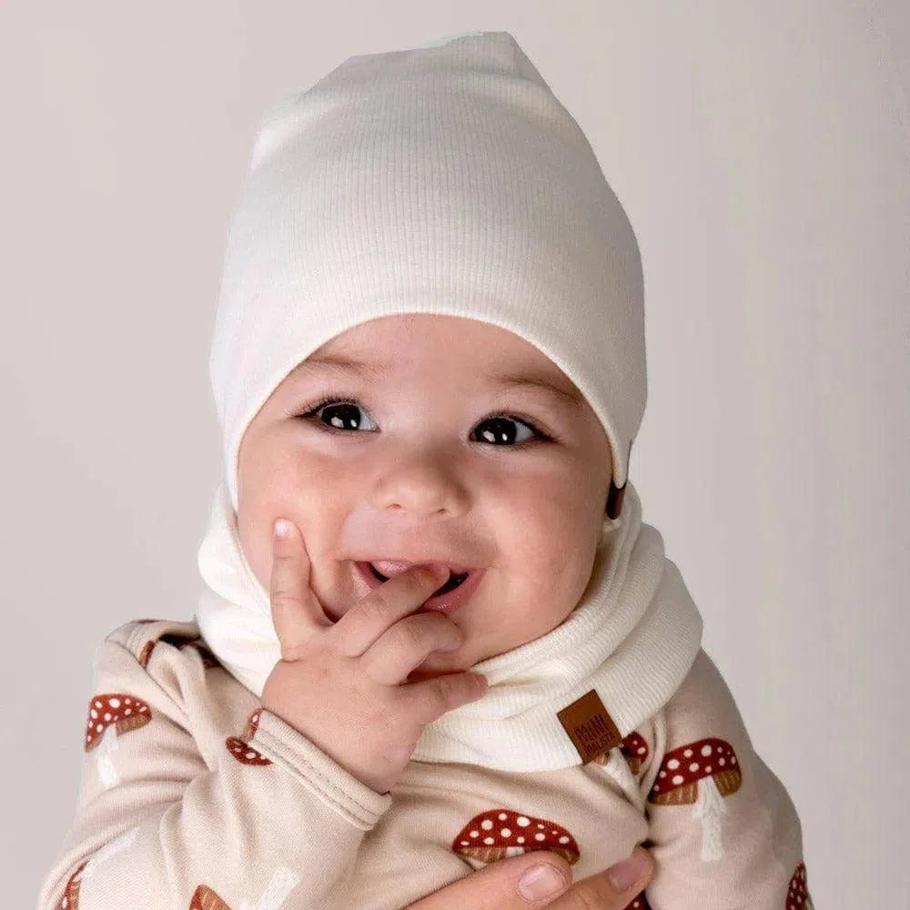 Gorro Infantil Canelado Unissex MiniMalista | Liso Branco Off - MiniMalista Baby - 0.25, 0.3, Ano Novo, anonovo, b2b, black-friday, com-desconto-mm10, Frio, Menina, Neutro, new, Reveillon, Unissex, Winter Sale 30% -bebê-minimalista-estiloso