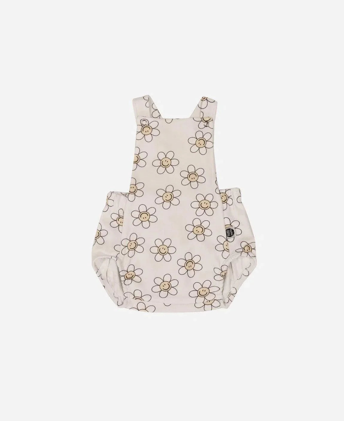 Jardineira de Bebê Unissex | Flower Power - MiniMalista Baby - 0.3, Ano Novo, b2b, Baby, black-friday, Calor, com-desconto-mm10, Menina, Reveillon, tab-tam-jardineiras, Verão -bebê-minimalista-estiloso