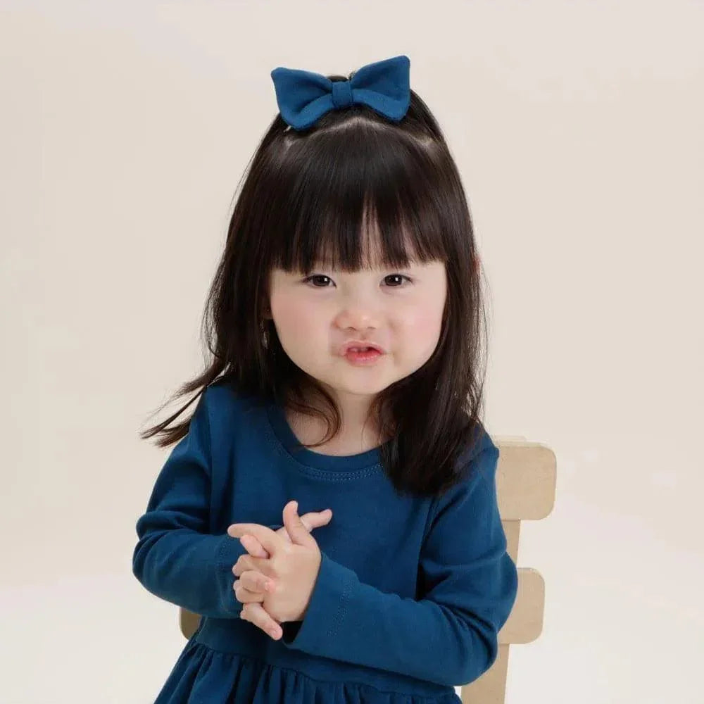 Laço de Cabelo com Clip MiniMalista | Liso Azul Sky - MiniMalista Baby - 0.3, 0.45, b2b, Baby, black-friday, com-desconto-mm10, Meia Estação, Menina, SALE-FINAL -bebê-minimalista-estiloso