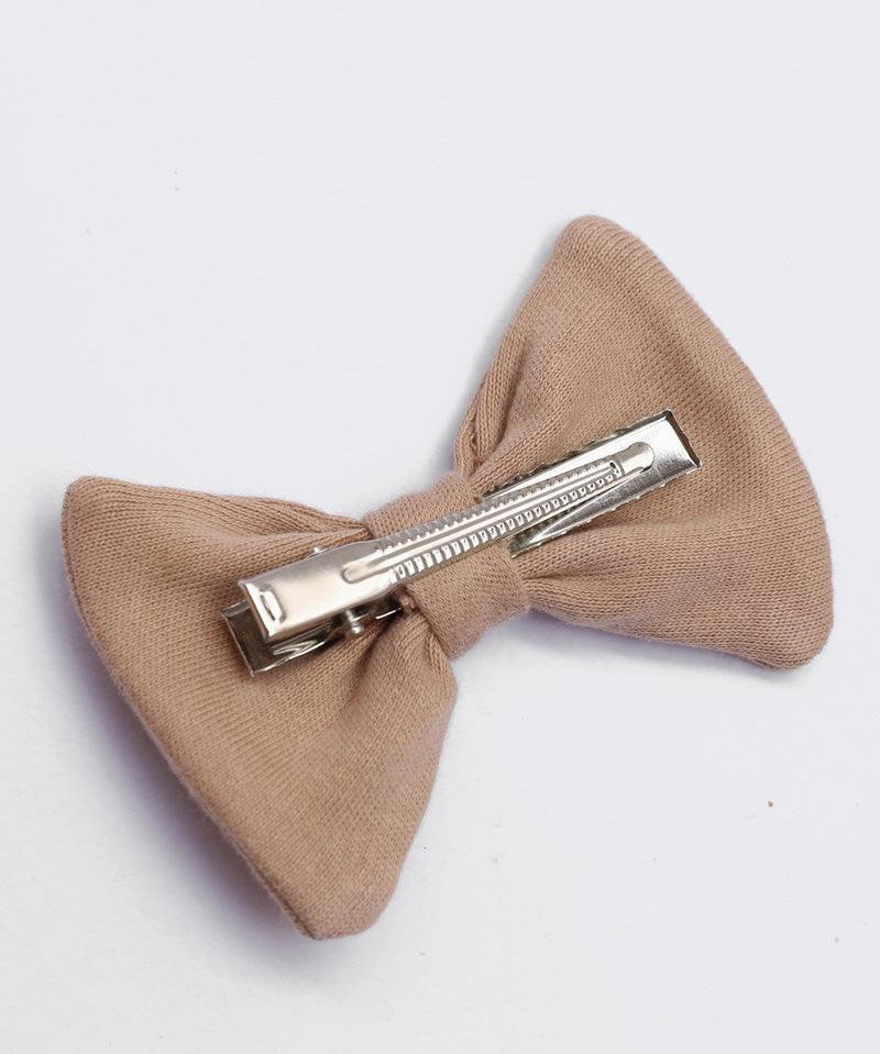 Laço de Cabelo com Clip MiniMalista | Liso Cinnamon - MiniMalista Baby - 0.3, b2b, Baby, black-friday, com-desconto-mm10, Meia Estação, Menina -bebê-minimalista-estiloso