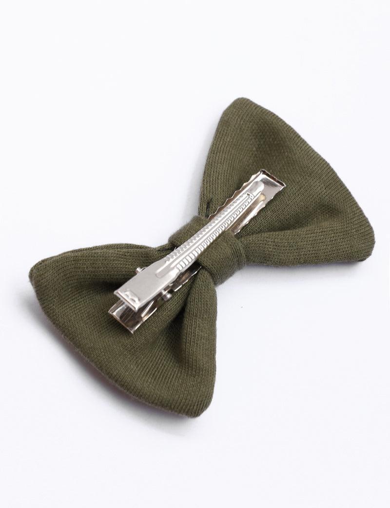 Laço de Cabelo com Clip MiniMalista | Liso Jungle Green - MiniMalista Baby - 0.2, b2b, Baby, black-friday, Christmas, com-desconto-mm10, Meia Estação, Menina, Natal, Xmas -bebê-minimalista-estiloso