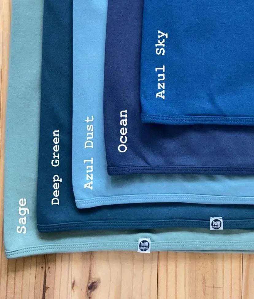 Laço de Cabelo com Clip MiniMalista | Liso Ocean - MiniMalista Baby - 0.3, b2b, Baby, black-friday, com-desconto-mm10, laço-clip, Meia Estação, Menina -bebê-minimalista-estiloso