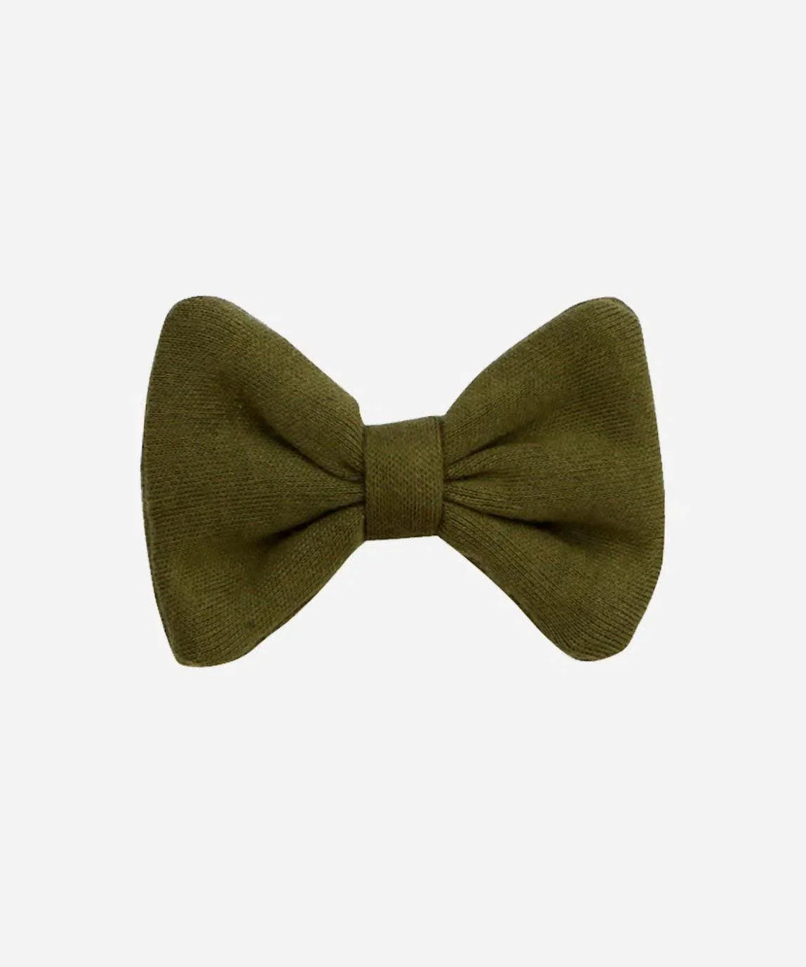 Laço de Malha com Clip de Cabelo MiniMalista Liso Oliva - MiniMalista Baby - 0.5, b2b, Baby, black-friday, laço-clip, Meia Estação, Menina, outlet -bebê-minimalista-estiloso