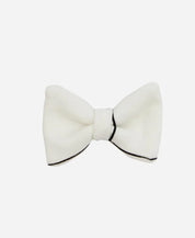 Laço de Malha com Clip de Cabelo | Grid Branco Off - MiniMalista Baby - 0.5, Ano Novo, b2b, Baby, black-friday, laço-clip, Meia Estação, Menina, outlet, Reveillon, SALE-FINAL -bebê-minimalista-estiloso