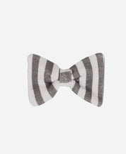 Laço de Malha com Clip de Cabelo | Listras Retrô Cinza - MiniMalista Baby - 0.3, 0.45, b2b, Baby, black-friday, laço-clip, Meia Estação, Menina, outlet, SALE-FINAL -bebê-minimalista-estiloso