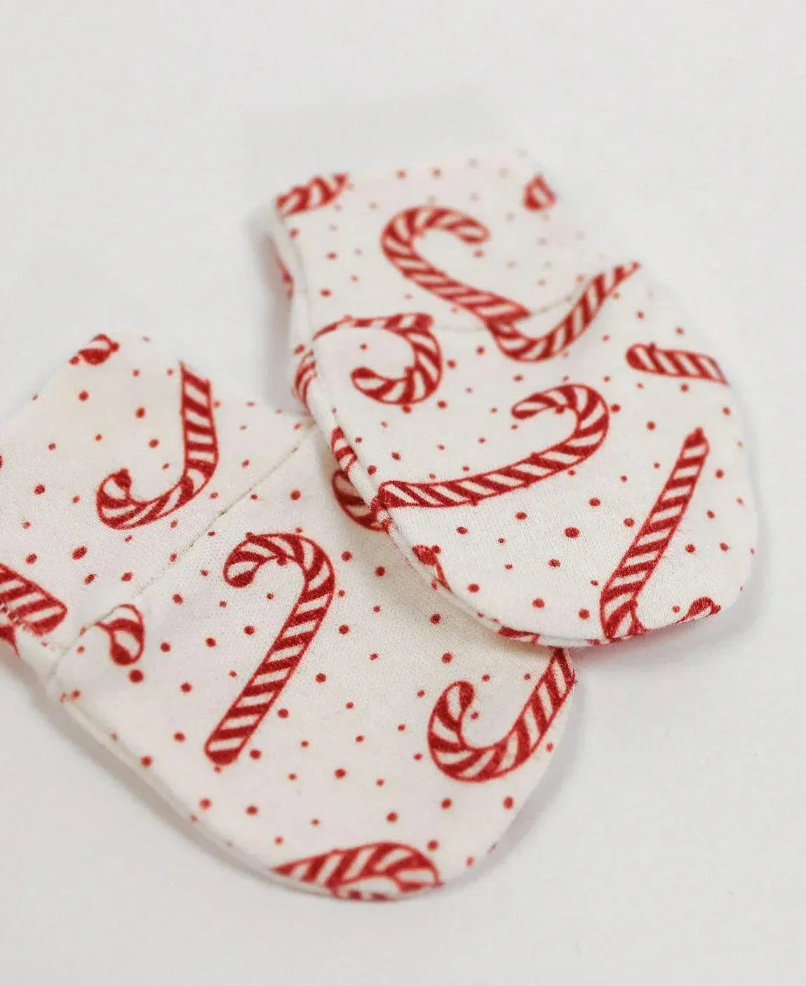 Luvinha Bebê Recém-Nascido Estampada | Candy Cane - MiniMalista Baby - 0, b2b, Baby, Christmas, com-desconto-mm10, Meia Estação, Menina, natal, Neutro, Unissex, Xmas -bebê-minimalista-estiloso