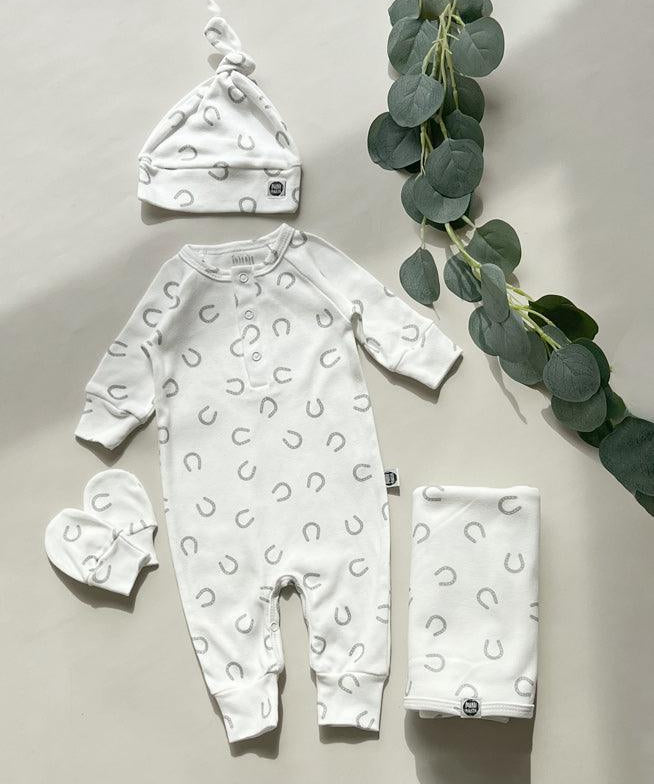 Luvinha Bebê Recém-Nascido Estampada | Lucky - MiniMalista Baby - 0.3, b2b, Baby, black-friday, com-desconto-mm10, Meia Estação, Menino, new -bebê-minimalista-estiloso