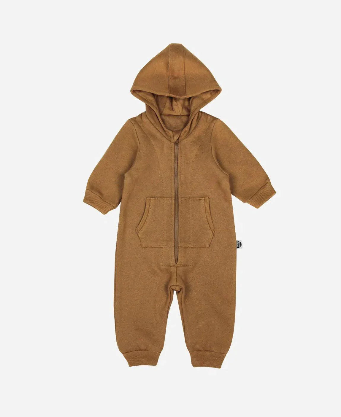 Macacão Bebê Capuz e Ziper Unissex Moletom Peluciado MiniMalista | Liso Goldie - MiniMalista Baby - 0.5, b2b, Baby, black-friday, com-desconto-mm10, Frio, Menino, Neutro, Unissex, Winter Sale 20% -bebê-minimalista-estiloso