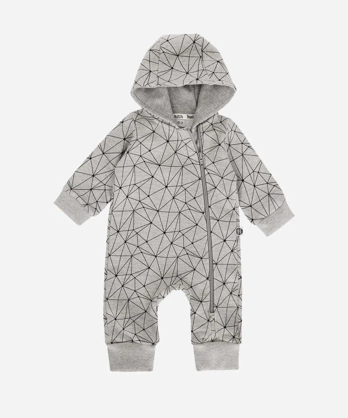 Macacão Bebê Capuz e Ziper Unissex Moletom Peluciado | Satellite Mescla - MiniMalista Baby - 0.5, b2b, Baby, black-friday, com-desconto-mm10, Frio, Menino, Neutro, SALE-FINAL, tab-tam-macacao-capuz-1, Unissex, Winter Sale 40% -bebê-minimalista-estiloso