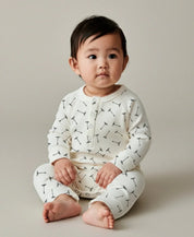 Macacão Bebê Canelado Botões Unissex | Dandelion