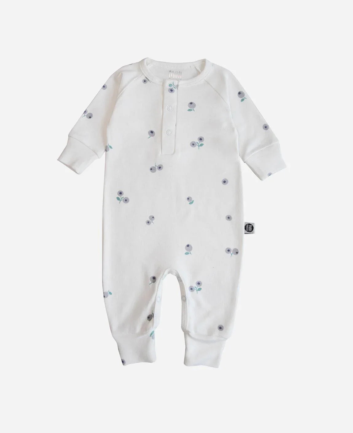Macacão de Bebê Raglan Botões Unissex | Blueberry - MiniMalista Baby - 0.3, 2macacoespor199, b2b, Baby, black-friday, com-desconto-mm10, Meia Estação, Menino, Neutro, tab-tam-mac-botões, Unissex -bebê-minimalista-estiloso