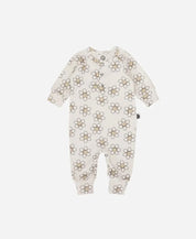 Macacão de Bebê Raglan Botões Unissex | Flower Power - MiniMalista Baby - 0.3, 2macacoespor199, Ano Novo, b2b, Baby, black-friday, com-desconto-mm10, Meia Estação, Menina, Reveillon, tab-tam-mac-botões -bebê-minimalista-estiloso