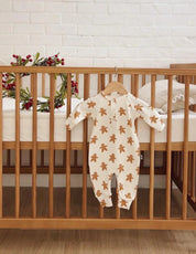 Macacão de Bebê Raglan Botões Unissex | Gingerbread - MiniMalista Baby - 0, 2macacoespor199, b2b, Baby, Christmas, com-desconto-mm10, Meia Estação, Menina, natal, Neutro, tab-tam-mac-botões, Unissex, Xmas -bebê-minimalista-estiloso