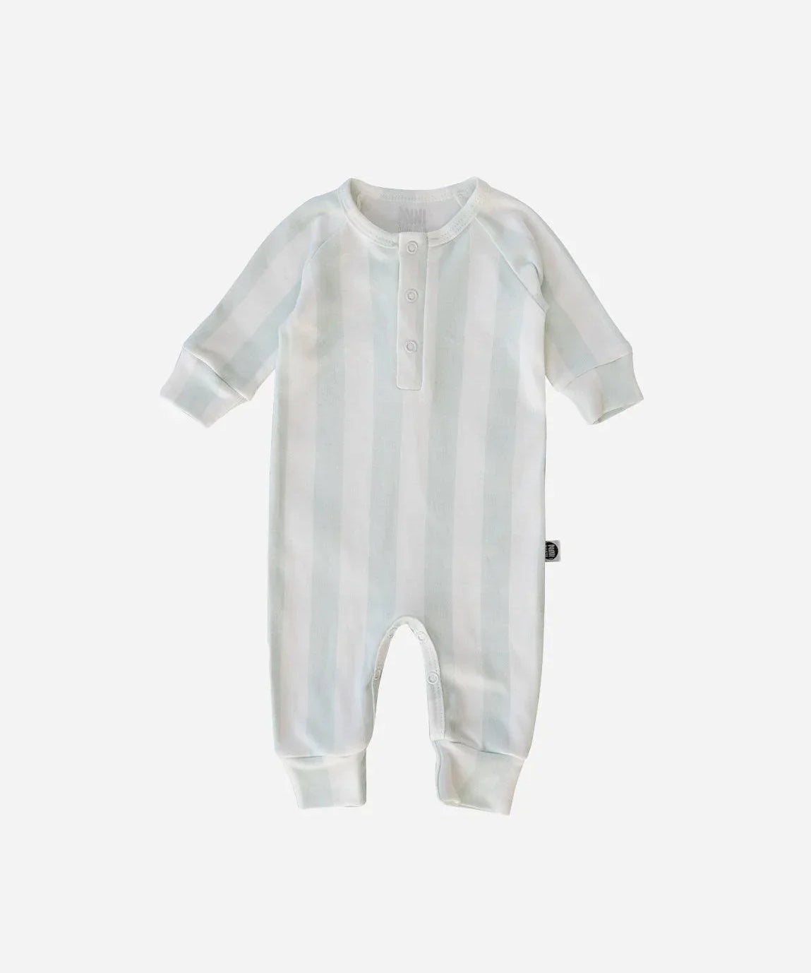 Macacão de Bebê Raglan Botões Unissex | Listras Fresh - MiniMalista Baby - 0.3, 2macacoespor199, b2b, Baby, black-friday, com-desconto-mm10, Meia Estação, Menino, new, tab-tam-mac-botões -bebê-minimalista-estiloso