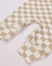 Macacão de Bebê Raglan Botões Unissex | Racer Beige - MiniMalista Baby - 0.3, 2macacoespor199, b2b, Baby, black-friday, com-desconto-mm10, Meia Estação, Menina, Neutro, tab-tam-mac-botões, Unissex -bebê-minimalista-estiloso