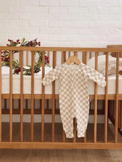 Macacão de Bebê Raglan Botões Unissex | Racer Beige - MiniMalista Baby - 0.3, 2macacoespor199, b2b, Baby, black-friday, com-desconto-mm10, Meia Estação, Menina, Neutro, tab-tam-mac-botões, Unissex -bebê-minimalista-estiloso