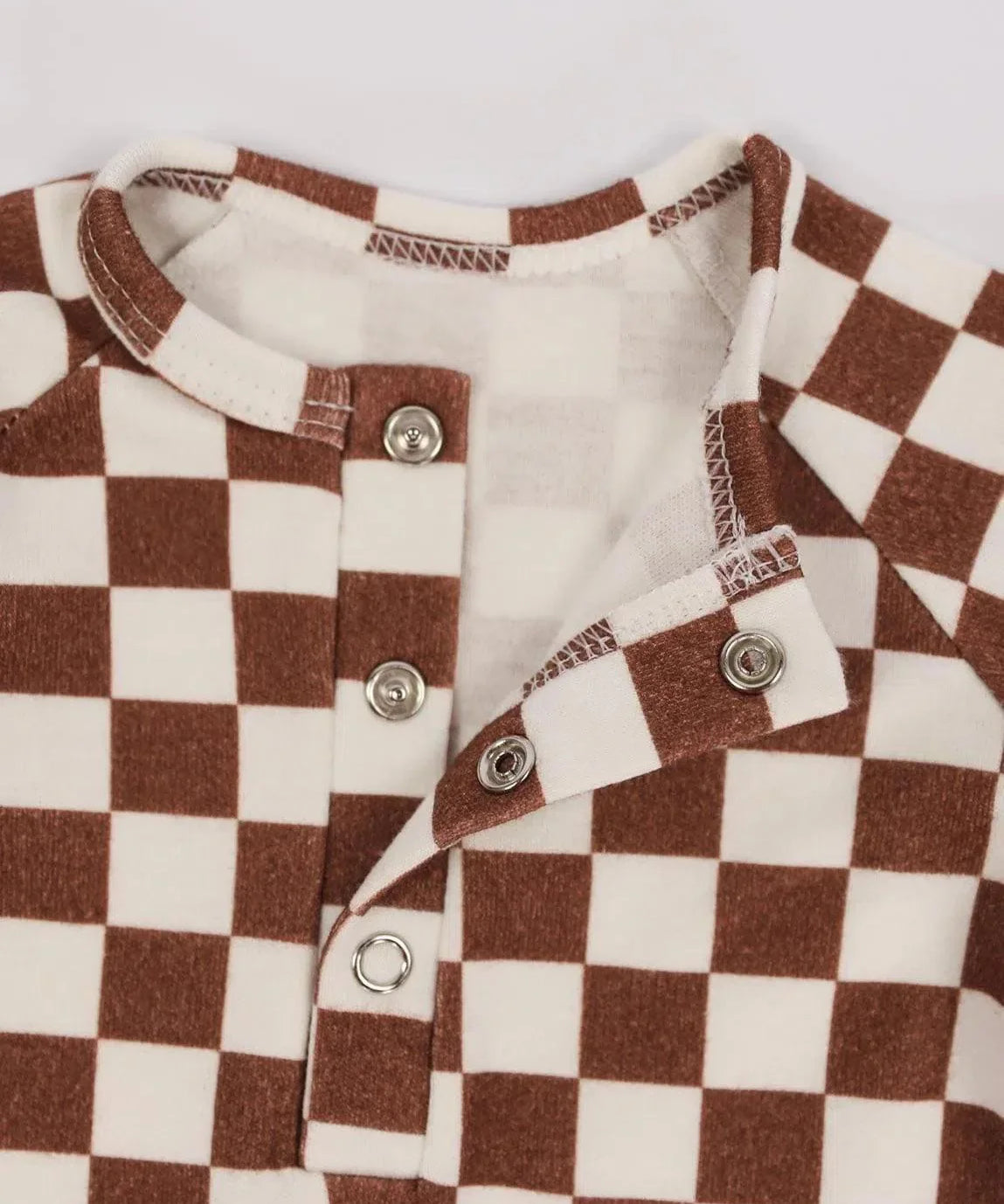 Macacão de Bebê Raglan Botões Unissex | Racer Oak - MiniMalista Baby - 0.3, 2macacoespor199, b2b, Baby, black-friday, com-desconto-mm10, Meia Estação, Menino, Neutro, tab-tam-mac-botões, Unissex -bebê-minimalista-estiloso