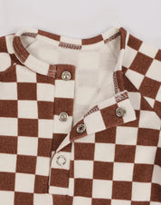 Macacão de Bebê Raglan Botões Unissex | Racer Oak - MiniMalista Baby - 0.3, 2macacoespor199, b2b, Baby, black-friday, com-desconto-mm10, Meia Estação, Menino, Neutro, tab-tam-mac-botões, Unissex -bebê-minimalista-estiloso