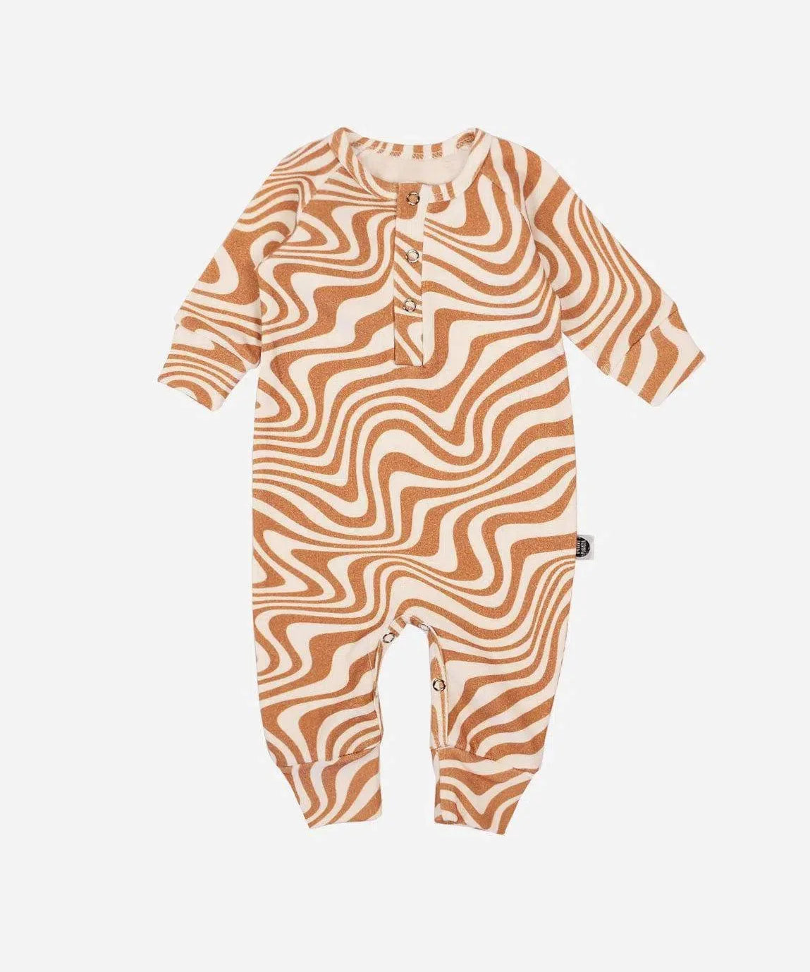 Macacão de Bebê Raglan Botões Unissex | Swirl - MiniMalista Baby - 0.35, 2macacoespor199, b2b, Baby, black-friday, com-desconto-mm10, Meia Estação, Menino, tab-tam-mac-botões -bebê-minimalista-estiloso