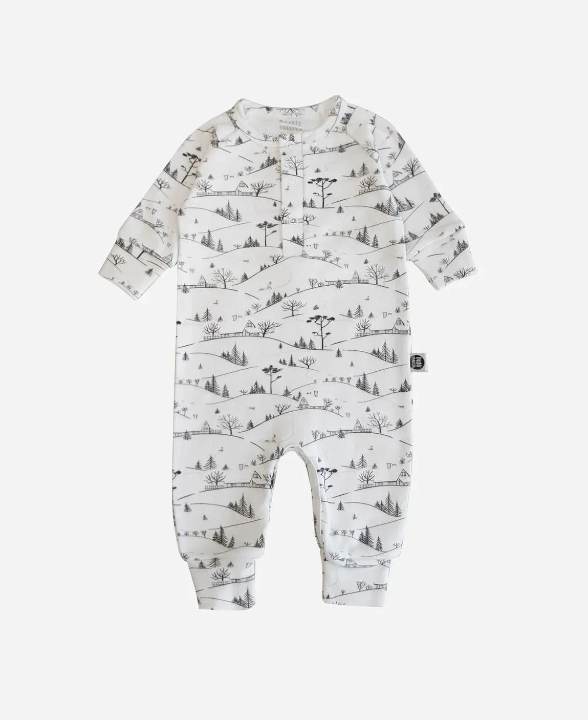 Macacão de Bebê Raglan Botões Unissex | Village - MiniMalista Baby - 0, 2macacoespor199, b2b, Baby, Christmas, com-desconto-mm10, Meia Estação, Menina, Menino, natal, Neutro, tab-tam-mac-botões, Unissex, Xmas -bebê-minimalista-estiloso