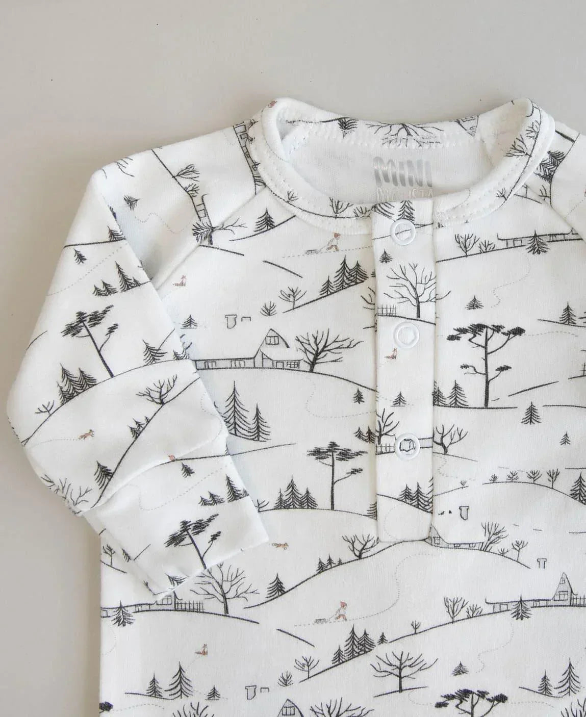 Macacão de Bebê Raglan Botões Unissex | Village - MiniMalista Baby - 0, 2macacoespor199, b2b, Baby, Christmas, com-desconto-mm10, Meia Estação, Menina, Menino, natal, Neutro, tab-tam-mac-botões, Unissex, Xmas -bebê-minimalista-estiloso