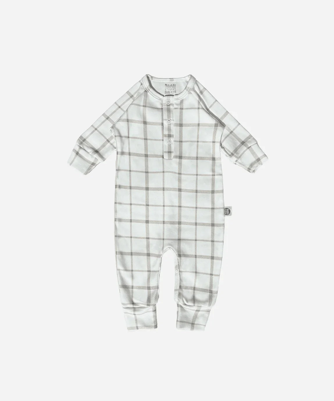 Macacão de Bebê Raglan Botões Unissex | Xadrez Verão - MiniMalista Baby - 0.3, 2macacoespor199, b2b, Baby, black-friday, com-desconto-mm10, Meia Estação, Menino, Neutro, tab-tam-mac-botões, Unissex -bebê-minimalista-estiloso