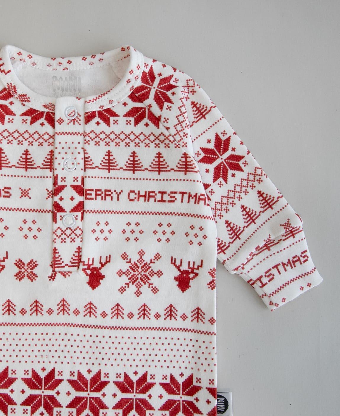 Macacão de Bebê Raglan Botões Unissex | Xmas Tricot - MiniMalista Baby - 0, 2macacoespor199, b2b, Baby, Christmas, com-desconto-mm10, Meia Estação, Menina, natal, Neutro, tab-tam-mac-botões, Unissex, Xmas -bebê-minimalista-estiloso