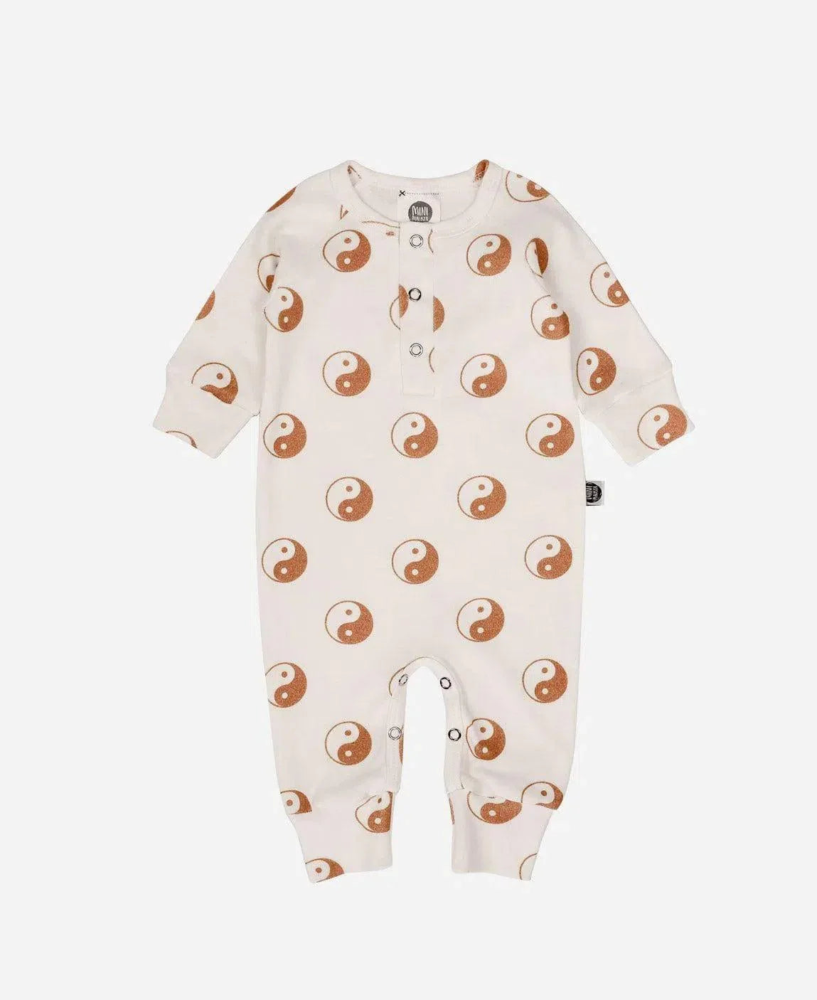 Macacão de Bebê Raglan Botões Unissex | Yin Yang - MiniMalista Baby - 0.35, 2macacoespor199, b2b, Baby, black-friday, com-desconto-mm10, Meia Estação, Menino, tab-tam-mac-botões -bebê-minimalista-estiloso