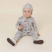 Macacão de Bebê Ziper com opção de Pezinho | Crystal