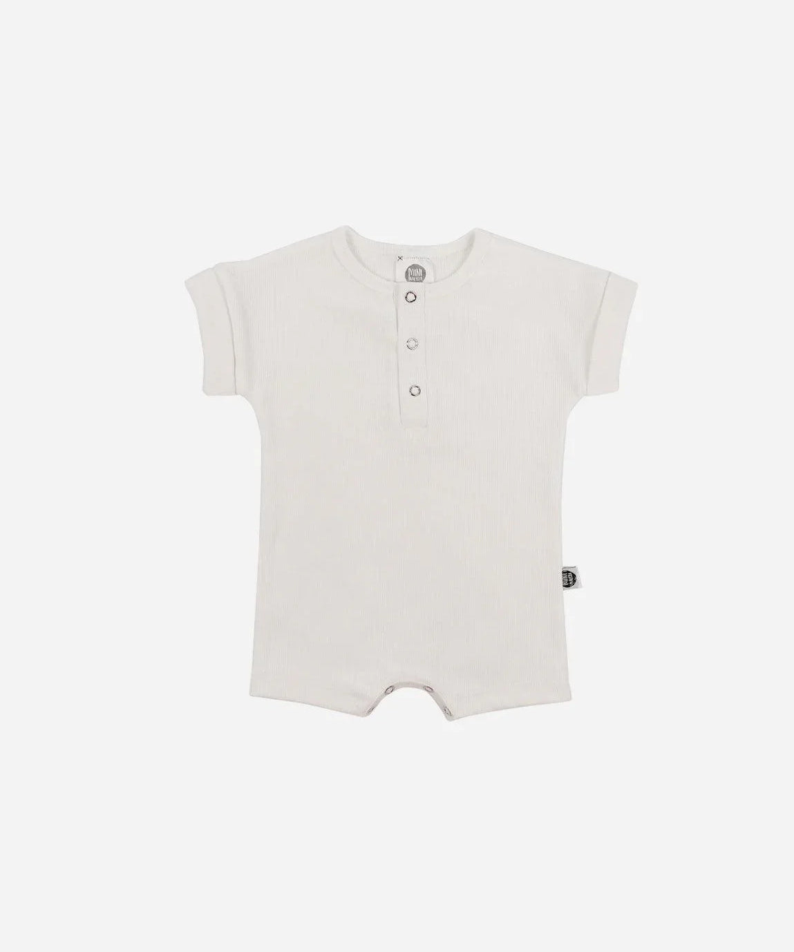 Macaquinho Canelado Manguinha Unissex MiniMalista | Liso Branco Off - MiniMalista Baby - 0.25, 0.3, Ano Novo, anonovo, b2b, Baby, black-friday, Calor, com-desconto-mm10, Menina, Neutro, new, Reveillon, tab-tam-macaquinho-romper, Unissex, Verão -bebê-minimalista-estiloso