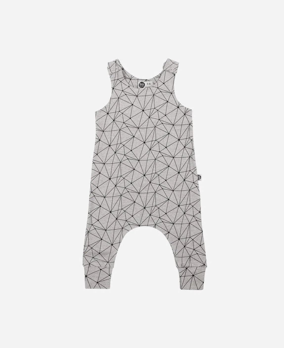 Macaquinho Harém Infantil | Satellite Mescla - MiniMalista Baby - 0.3, 0.45, b2b, black-friday, com-desconto-mm10, Meia Estação, Menino, Neutro, SALE-FINAL, tab-tam-macaquinho-harem, Unissex, Winter Sale 40% -bebê-minimalista-estiloso