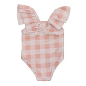 Maiô Infantil Estampado UV50+ | Vichy Rose - MiniMalista Baby - 0.3, b2b, black-friday, Calor, Menina, outlet, SALE-FINAL, tab-medidas-maio-infantil, Verão -bebê-minimalista-estiloso